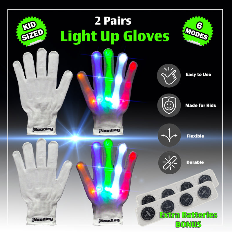 Led gloves shop for children