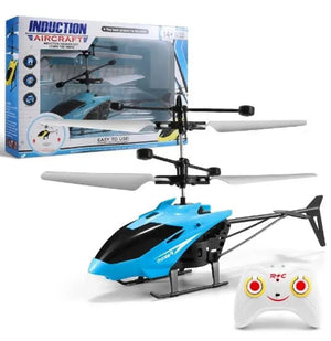 Flying Helicopter Toy Plane Hand or Remote Control Induction RC Gesture Sensing Airplane Aircraft Kids Boys Girls