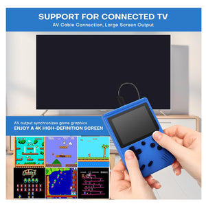 Handheld Games for Kids Console 400 Retro Video Games, Portable Gaming Player Mini Arcade Electronic Toy Gifts for Boys Girls