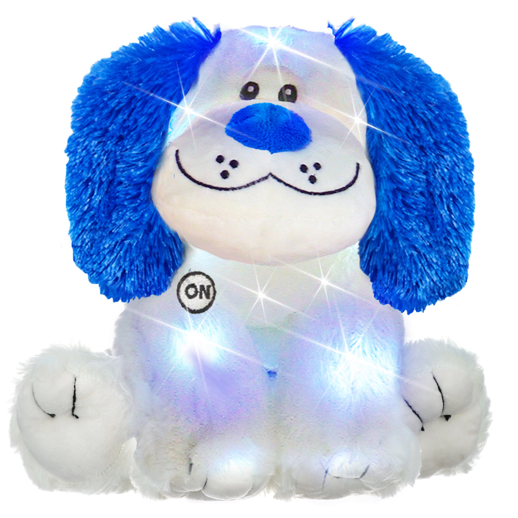 Rainbow Lites Puppy Dog Glow Plush LED Night Light Up Stuffed Animal (16 inch)